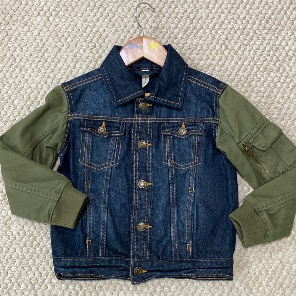 Kids Toughskins Denim Jean Jacket Sz 4
